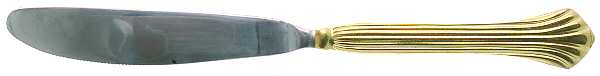 Dextor (Gold Electroplate) Modern Solid Knife