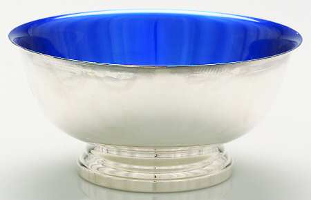 Newport Silverplate Hollowware Glazed Plated Paul Revere Bowl