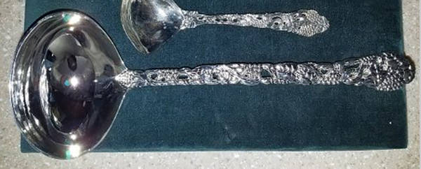 Vineyard (Silverplate) Solid Soup Ladle