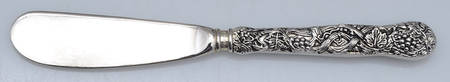 Vineyard (Silverplate) Butter Spreader Hollow Hdl-Paddle/Stainless Blade
