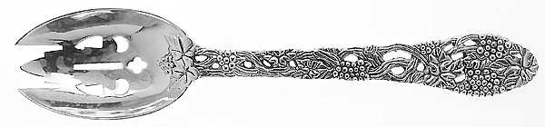 Vineyard (Silverplate) Pierced Tablespoon (Serving Spoon)