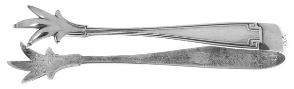 Etruscan (Sterling, 1913, Monograms) Small Sugar Tongs