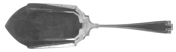 Etruscan (Sterling, 1913, Monograms) Large Solid Pie Knife