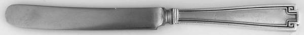 Etruscan (Sterling, 1913, Monograms) Dessert/Tea Knife with Stainless Blade