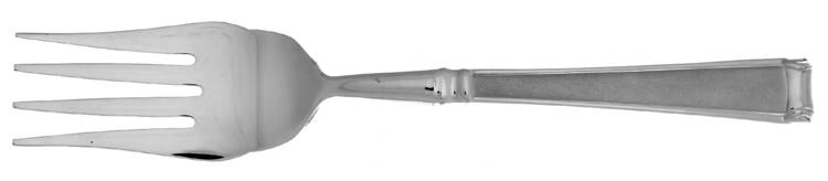 Column Frosted (Stainless) Cold Meat Fork Large, Stainless Tines HC