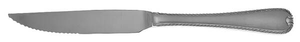 Ribbon Edge Frosted (Stainless) Steak Knife Individual Hollow, Serrate HC