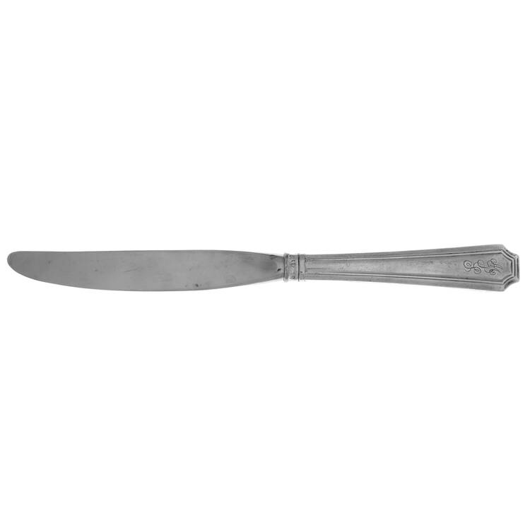 Fairfax (Sterling, 1910, Monograms) Modern Hollow Knife (Place Size)