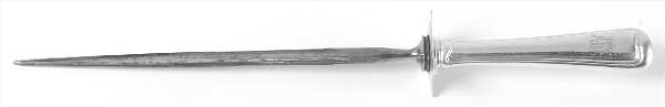 Old French (Sterling, 1905) Large Roast Steel Rod Knife Sharpener