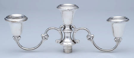 Strasbourg (Sterling, Hollowware, Older) 3 Light Candelabra Branch