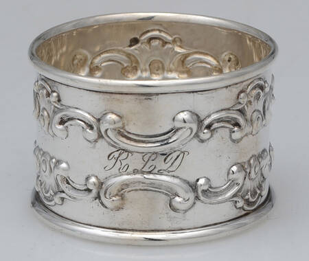 Strasbourg (Sterling, Hollowware, Older) Round Napkin Ring