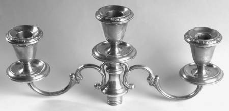 Strasbourg (Sterling, Hollowware, Older) 3 Light Candelabra Branch