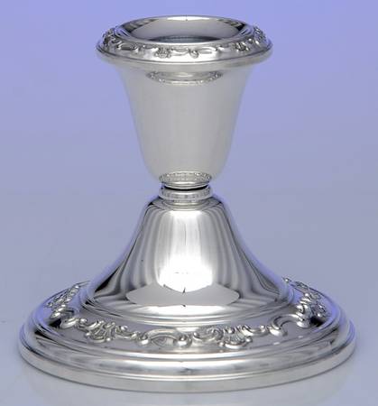 Strasbourg (Sterling, Hollowware, Older) Weighted Candleholder