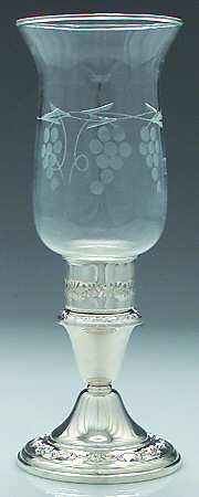 Strasbourg (Sterling, Hollowware, Older) Weighted Hurricane Lamp & Globe