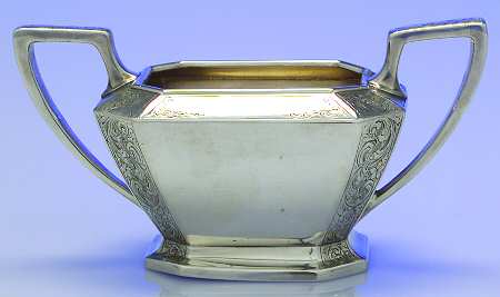 Fairfax No.4-B-Engraved (Hollowware) Mini Open Sugar Bowl