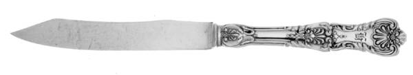 King George (Sterling, 1894, Monograms) Individual Fruit Knife with Silverplate Blade