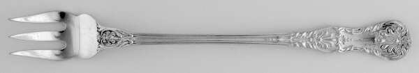 King George (Sterling, 1894, Monograms) Oyster Fork