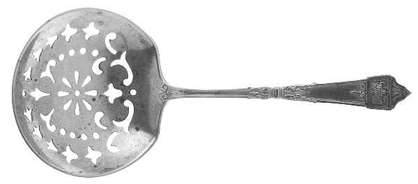 Lansdowne (Sterling, 1917, Monograms) Solid Bon Bon Spoon