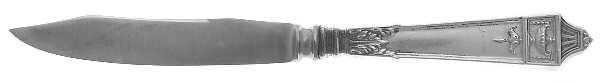 Lansdowne (Sterling, 1917, Monograms) Individual Fruit Knife with Stainless Blade