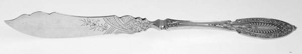 Princess (Sterling, 1874) Flat Twisted Handle Master Butter Knife