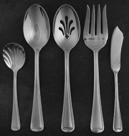 Monet Frosted (Stainless) 5 Piece Hostess Set