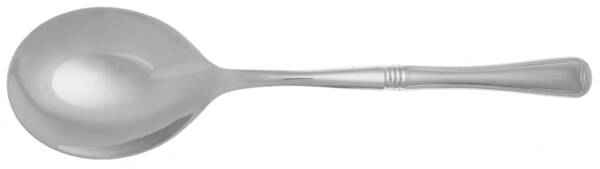 Monet Frosted (Stainless) Casserole Spoon with Smooth Stainless Bowl HC