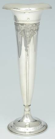 Cinderella (Sterling, Hollowware) 13" Weighted Trumpet Vase