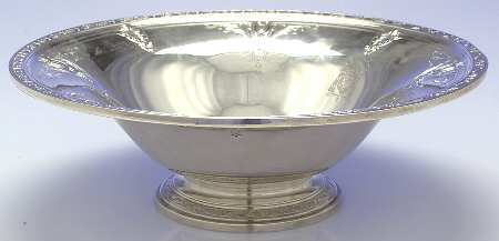 Cinderella (Sterling, Hollowware) Large Footed Fruit Bowl