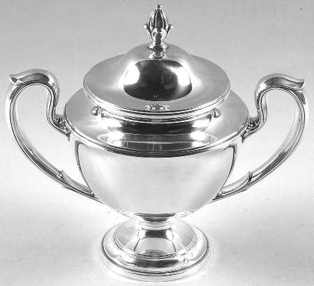 Dolly Madison (Sterling, Hollowware) Sugar Bowl & Lid