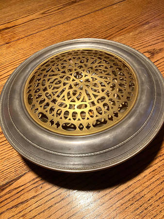 Edgeworth (Sterling, Hollowware) Small Centerpiece with Frog