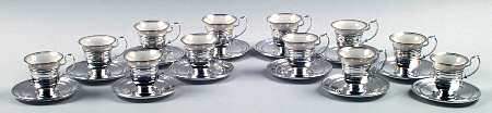 Edgeworth (Sterling, Hollowware) Sterling Demi Lenox Liner (Set of 12)