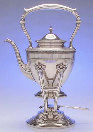 Edgeworth (Sterling, Hollowware) Kettle, Stand & Burner