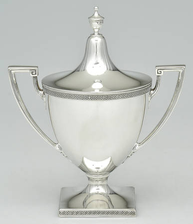 Etruscan (Sterling, Hollowware) Sugar Bowl & Lid