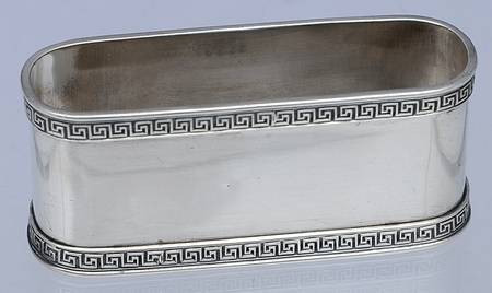 Etruscan (Sterling, Hollowware) Oblong Napkin Ring