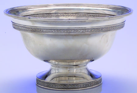 Etruscan (Sterling, Hollowware) Round Sterling Footed Centerpiece