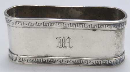Etruscan (Sterling, Hollowware) Oblong Napkin Ring