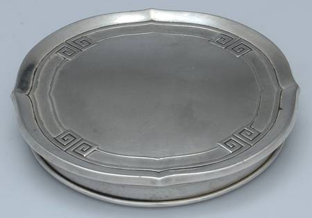Etruscan (Sterling, Hollowware) Sterling Lid for Crystal Powder Jar