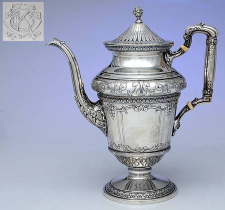 Marie Antoinette (Sterling, Hollowware) Coffee Pot