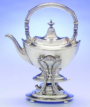 Portsmouth (Sterling, Hollowware) Kettle, Stand & Burner