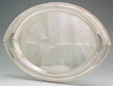 Portsmouth (Sterling, Hollowware) Medium Sterling Waiter Tray
