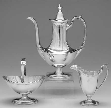 Portsmouth (Sterling, Hollowware) 3 Piece Demi Set