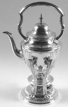 Princess Patricia (Sterling, Hollowware) Kettle, Stand & Burner