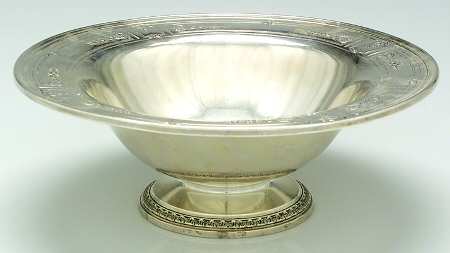 Princess Patricia (Sterling, Hollowware) Footed Sterling Round Vegetable Bowl