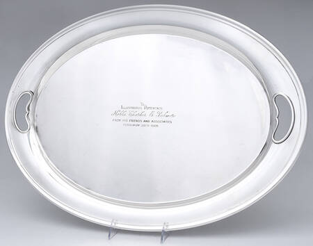 Puritan (Sterling, Hollowware) Large Waiter Tray