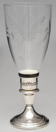 Puritan (Sterling, Hollowware) Weighted Hurricane Lamp & Globe