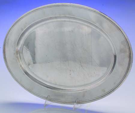 Puritan (Sterling, Hollowware) 16" Oval Serving Platter