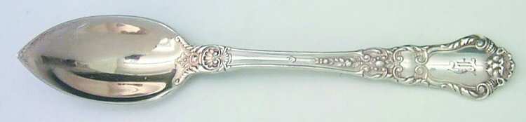 Baronial-Old (Sterling, 1898, Monograms)  Orange Spoon