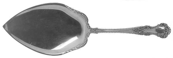 Cambridge (Sterling, 1899, Monograms) Large Solid Pie Knife