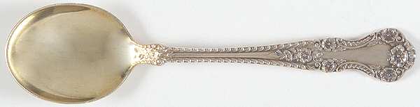 Cambridge (Sterling, 1899, Monograms) Small Short Handle Chocolate Spoon