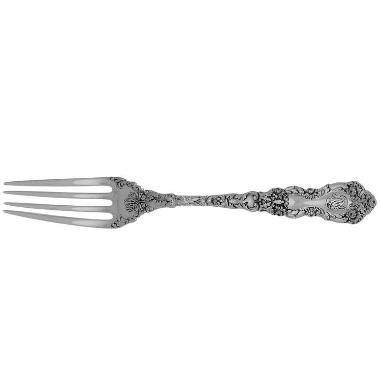 Imperial Chrysanthemum (Sterling, Mono) Solid Youth Tea Fork