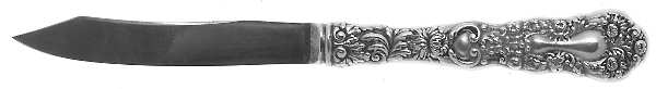 Imperial Chrysanthemum (Sterling, Mono) Individual Fruit Knife with Silverplate Blade
